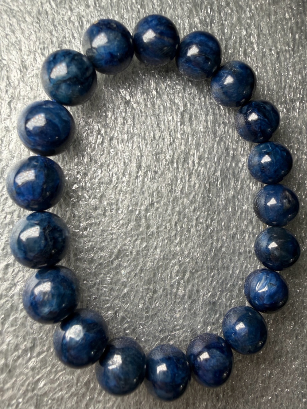 Stunning 10MM Blue Sugilite Natural Crystal Bracelet